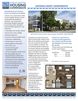 Fact sheet for Antoine antoine-court-facts Apartments